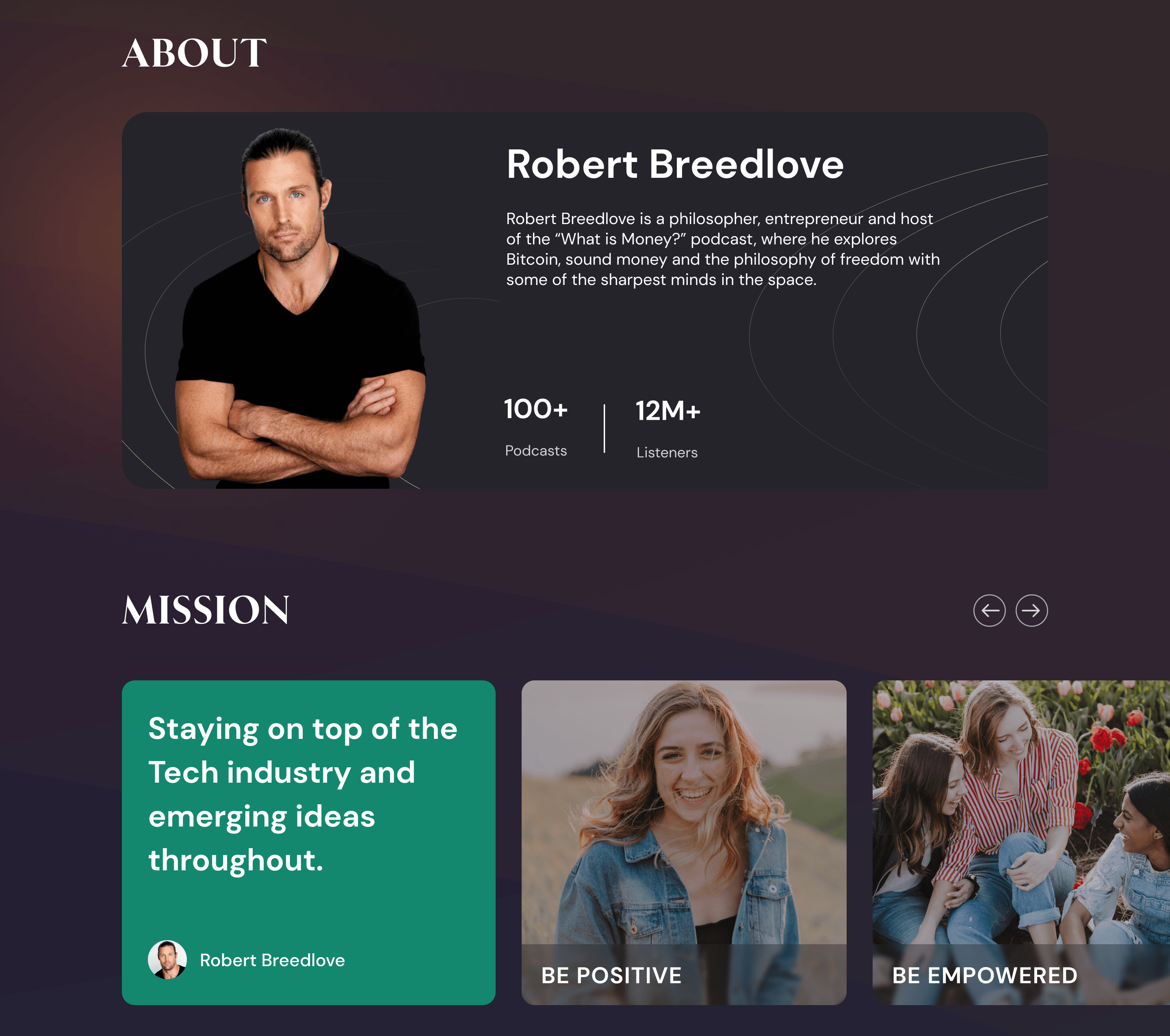 About Robert and his mission