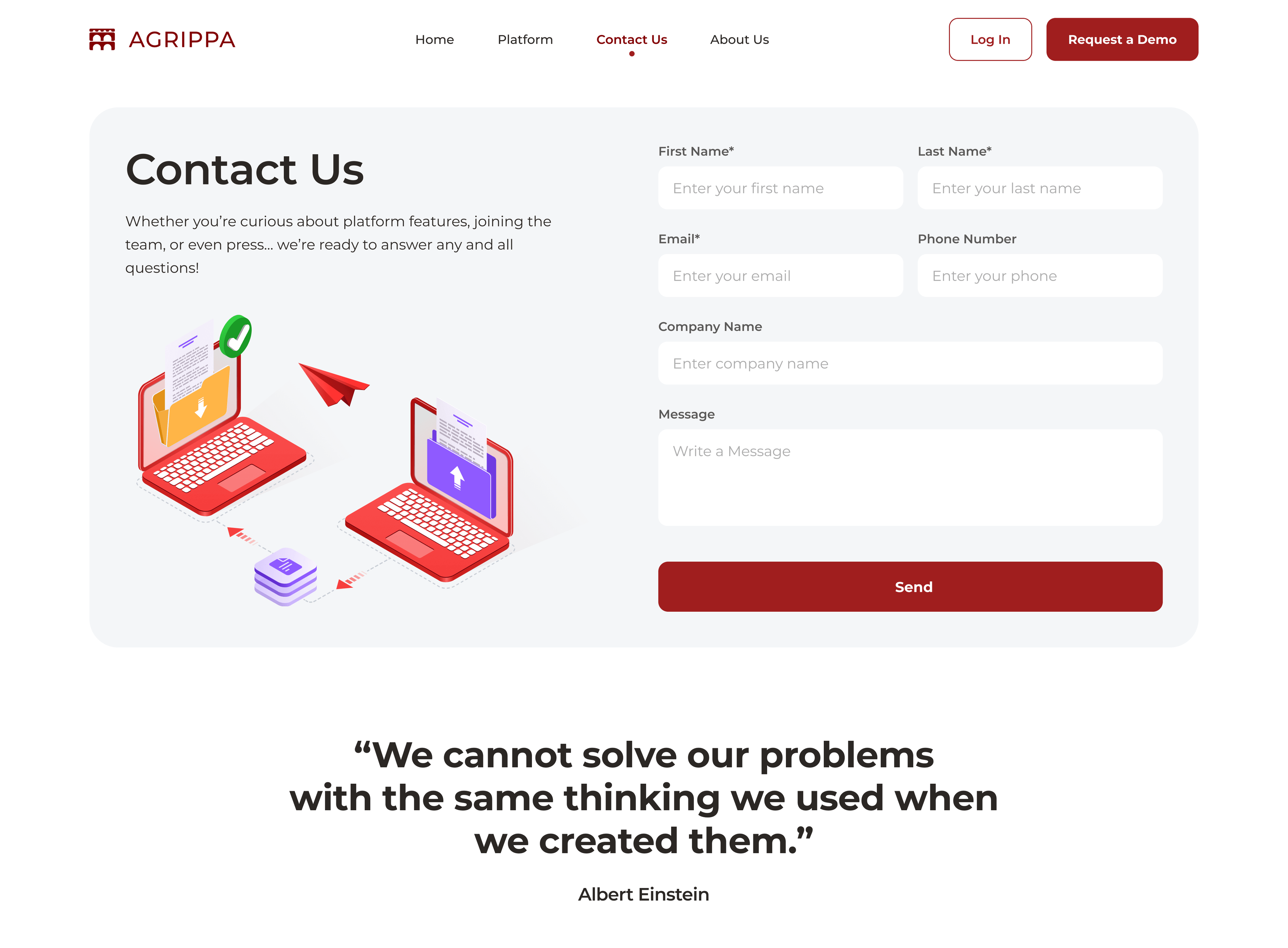 Contact us