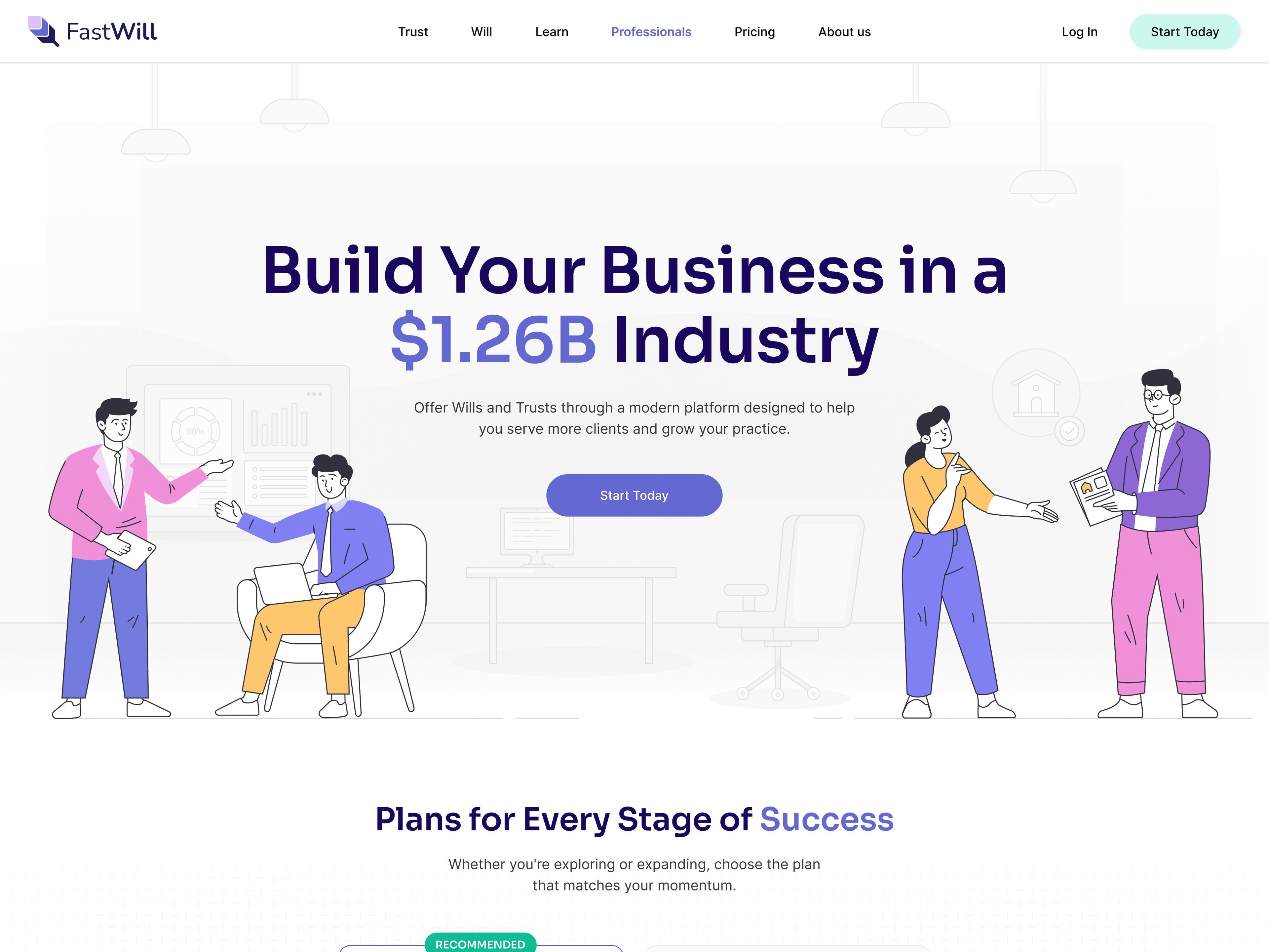 FastWill for professionals — build your business in a $1.26B industry