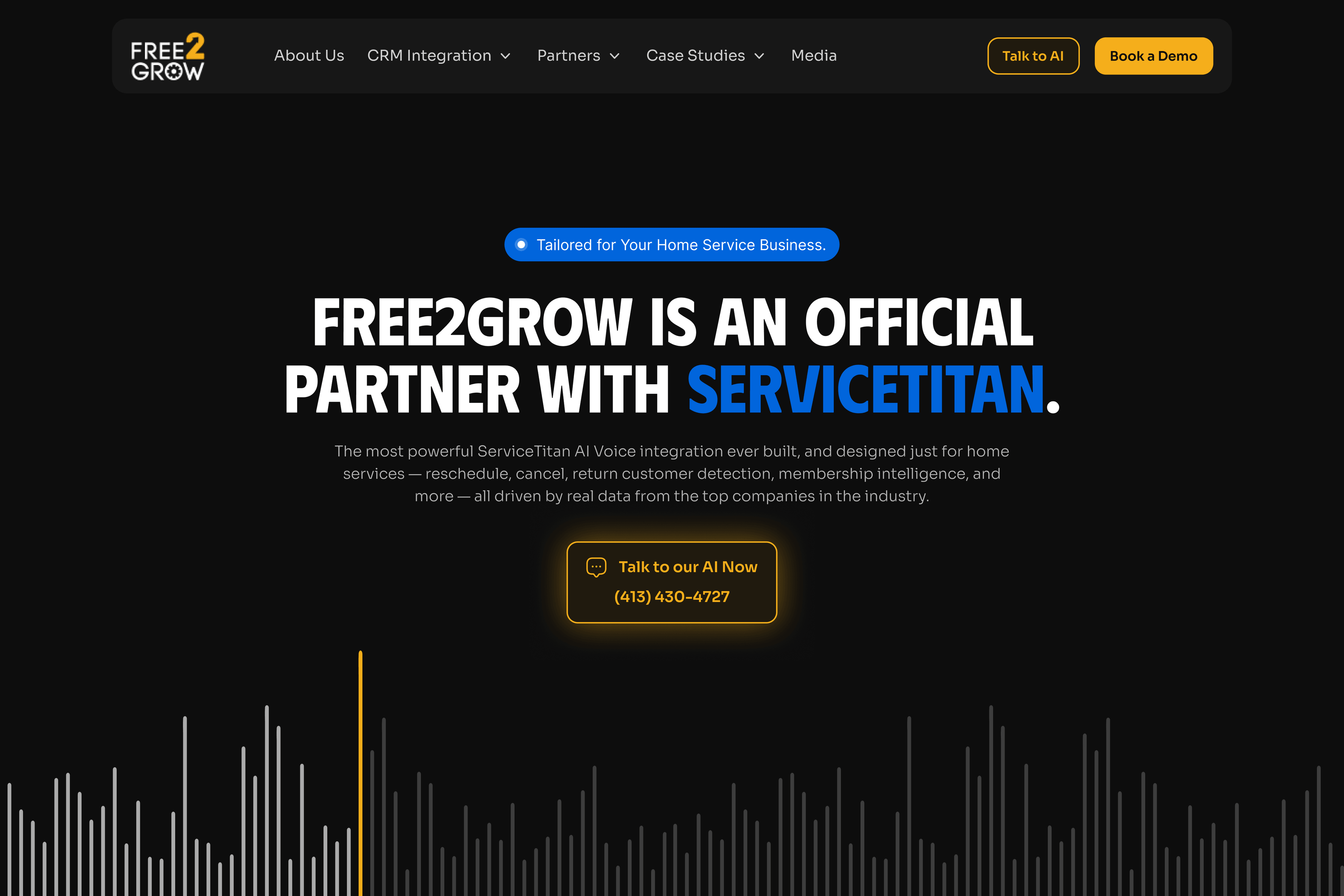 ServiceTitan partner page — Free 2 Grow is an official ServiceTitan partner