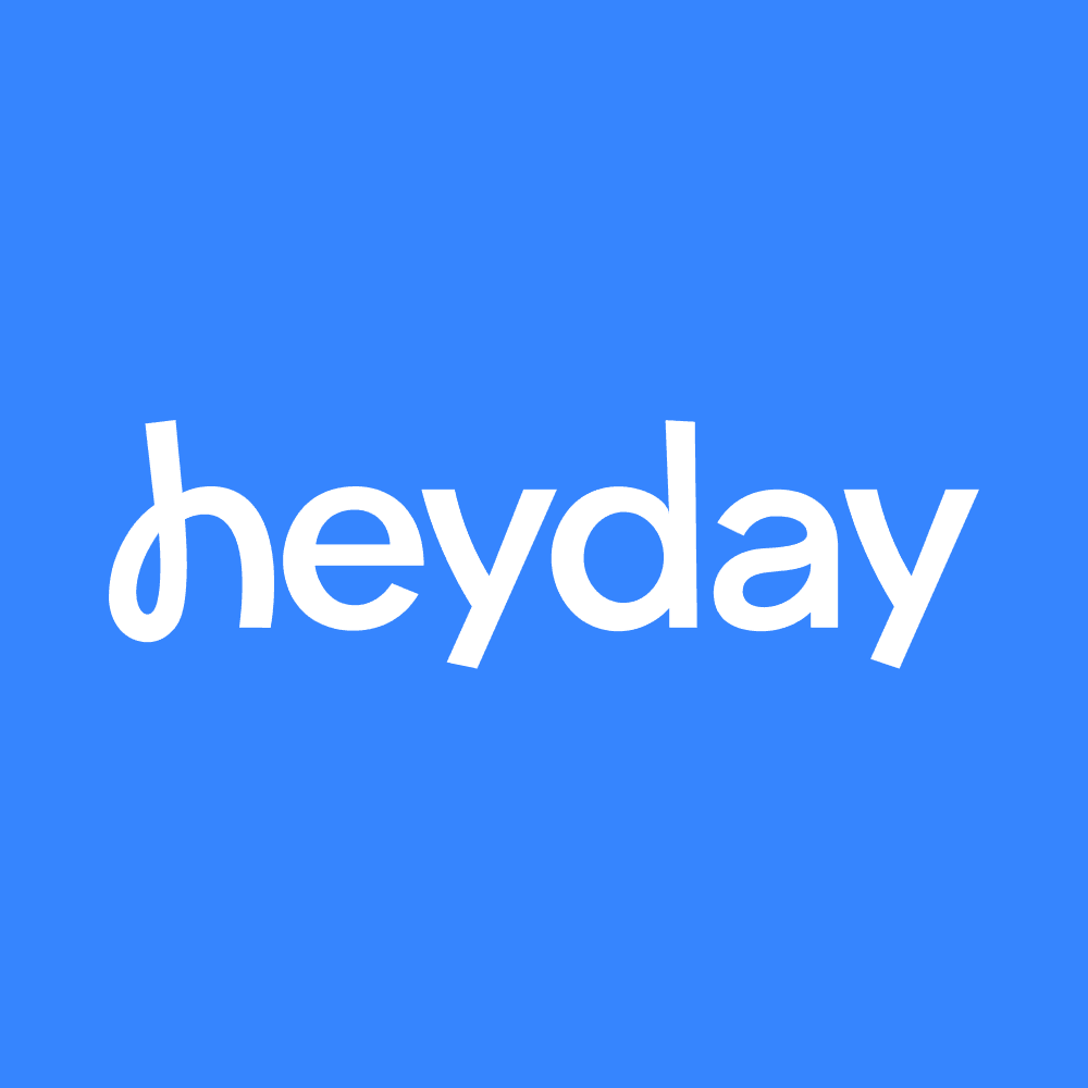 Heyday social app and brand identity