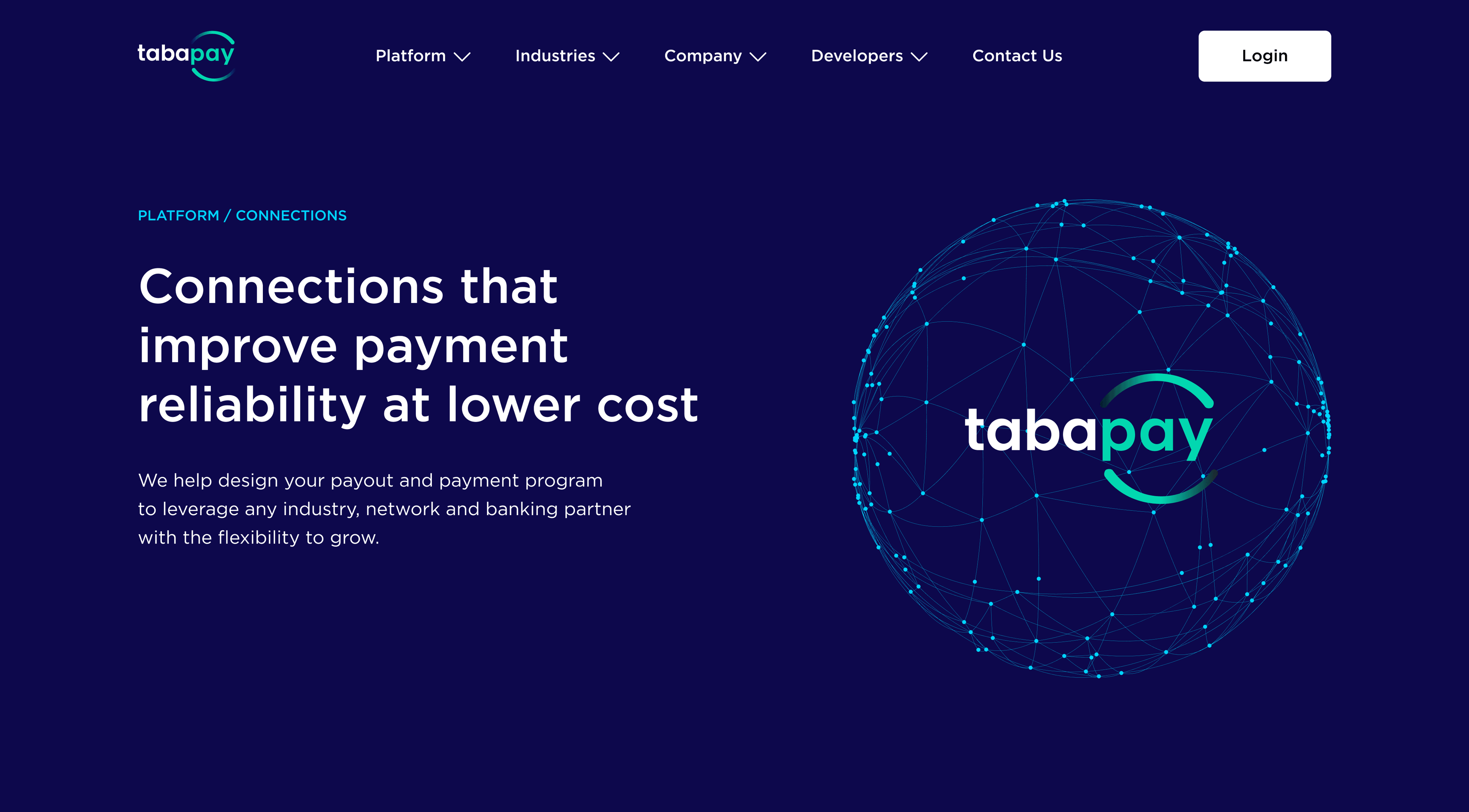 Connections page — improve payment reliability at lower cost